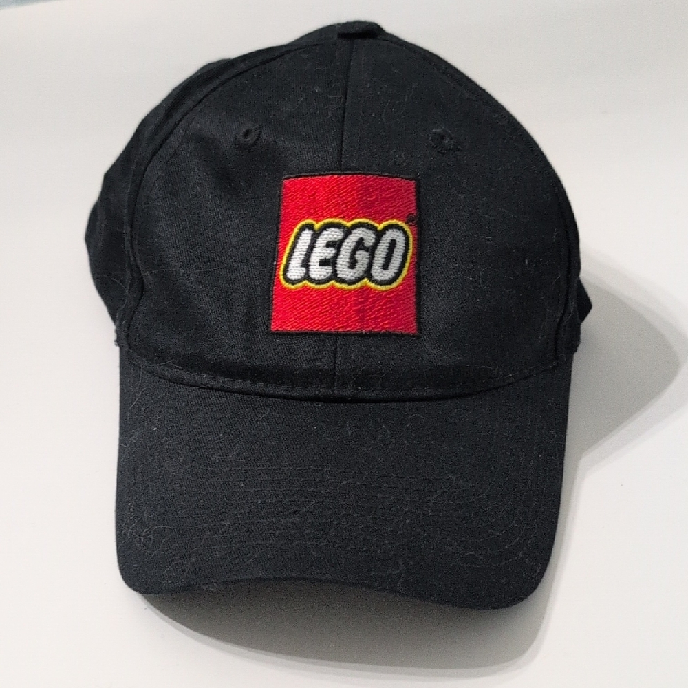 LEGO Black Hat with Red Logo